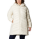 Columbia Women's Autumn Park Down Hooded Mid Jacket Plus - Chalk