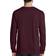 Hanes Beefy-T Henley Long-Sleeve T-shirt - Mulled Berry
