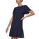 DKNY Flutter Hem Trapeze Dress - Navy