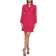 DKNY Ruffled Sheath Dress - Ruby Red