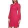 DKNY Ruffled Sheath Dress - Ruby Red