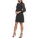 DKNY Ruffled Sheath Dress - Black