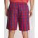 Nautica Cotton Plaid Pajama Shorts - Nautica Red