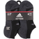 Adidas Kid's Cushioned Angle Stripe No-Show Socks 6-pairs - Black (EW4435)