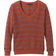 Prana Milani V-Neck Sweater - Gingerbread Stripe