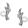 Montana Silversmiths Kristy Titus Mountain Destination Pearl Earrings - Silver