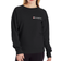 Champion Script Logo Powerblend Fleece Classic Crew Sweatshirt - Black