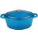 Berghoff Neo 8-Quart Cast Iron Blue Oval Covered Casserole with lid 2 gal