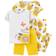 Carter's Sunflower Snug Fit Pajama Set 4-Piece - Heather/Yellow (3M977710)