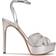 Nine West Gobig - Silver Shimmer Suede