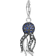 Thomas Sabo Charm Club Collectable Octopus Charm pendant - Silver/Blue/Black/Transparent