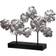 Uttermost Contemporary Lotus Sculpture Black Figurine 18.2"