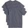 Hanes Kid's Beefy-T T-shirt 3-pack - Smoke Grey (O5380)