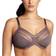 Bali Lilyette by Bali Enchantment Lace Minimizer Bra - Rum Raisin W/Rose Cream