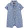 Carter's Chambray Polo Romper - Blue (V_1N071910)