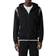 Burberry Check Panel French Terry Hoodie - Black