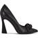 Nine West Tazz Pointy Toe - Black Leather