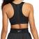 Nike Dri-FIT Swoosh Air Force 1 Medium-Support Laced Sports Bra - Black/Black