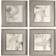 Uttermost Divination 4-pack Framed Art 25x25" 4