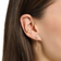 Thomas Sabo Charm Club Single Ear Stud with Pendant Stone Long Earring - Gold/Transparent