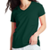 Hanes Women's Essential-T Short Sleeve V-Neck T-Shirt - Deep Forest