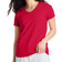 Hanes Women's Essential-T Short Sleeve V-Neck T-Shirt - Deep Red