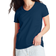 Hanes Women's Essential-T Short Sleeve V-Neck T-Shirt - Navy