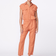 Monroe Twill Jumpsuit - Faded Rust