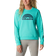 Columbia Women's Columbia Trek Graphic Crew Sweatshirt - Electric Turquoise Rainbow