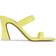 Nine West Darla Heeled Slide - Neon Yellow Patent