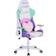 Techni Sport TS42 Kawaii Colors Gaming Chair - White/Purple