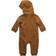 Carhartt Toddlers Long Sleeve Zip-Front Fleece Coveralls - Brown (CM8675-D15)