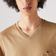 Lacoste V-neck Pima Cotton Jersey T-shirt - Beige