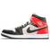 Nike Air Jordan 1 Mid SE W - Light Orewood Brown/Bright Crimson/White/Newsprint