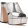 Nine West Girlz Platform - Silver