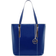 McKlein M Series Cristina Leather Tablet Tote -Navy