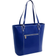 McKlein M Series Cristina Leather Tablet Tote -Navy