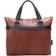 McKlein U Series Eastward Leather Two-Tone Tablet & Laptop Briefcase 15" - Brown