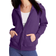 Hanes Women's ComfortSoft EcoSmart Full-Zip Hoodie Sweatshirt - Violet Splendor Heather