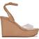 Nine West Klear Platform Ankle Strap - Nude/Clear