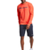 Champion Powerblend Fleece Crew Script Logo - Poppy Orange