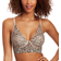 Maidenform Pure Comfort Lightly Lined Convertible Lace Bralette - Natural Animal Print