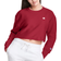 Champion Reverse Weave Cropped Cut-Off Crew Sweatshirt - Cranberry Tart