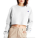 Champion Reverse Weave Cropped Cut-Off Crew Sweatshirt - Silver Grey