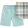 Carter's Toddler Plaid Button-Front Shirt & Shorts Set - Mint