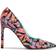 Nine West Tatiana Pointy Toe - Black Tropical Print