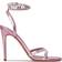 Nine West Mona Ankle Strap - Pink Suede