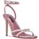 Nine West Mona Ankle Strap - Pink Suede