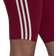 Adidas Essentials 3-Stripes Bike Shorts Women - Legacy Burgundy/White