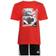 Adidas Boys' Graphic Tee & Shorts Set - Vivid Red (FZ9589)